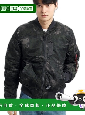 韩国直邮Alpha Industries MA-1 MOD 飞行夹克（MJM53504C1 黑色