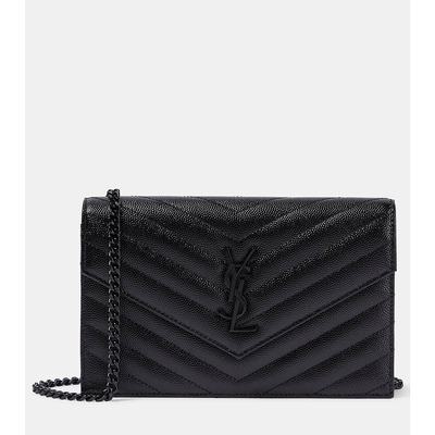 潮奢 Saint Laurent 女士Cassandre matelassé envelope leather