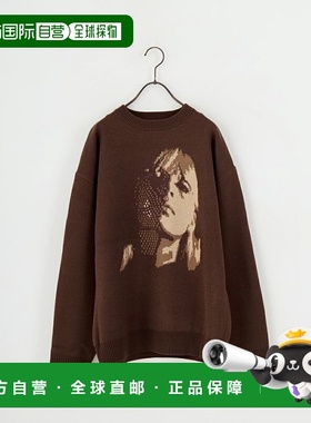 1h可退 日本直邮NOIR FABRIK 男装 人物像柄双层 jacquard 针织衫