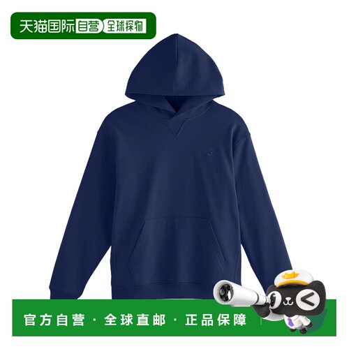 香港直邮NEW BALANCE 男士卫衣 MT41534NNY SS2026 蓝色 长袖连帽