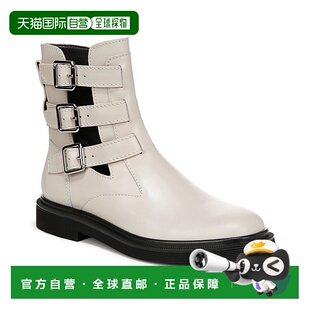 自营 franco sarto佛朗哥 萨托 阿尔戈皮革靴-白色 美国奥莱直发