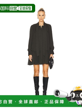 1h可退 香港直邮潮奢 Simkhai 女士 Quince 长袖迷你连衣裙 52411