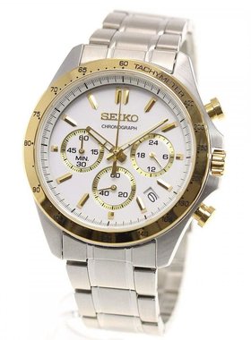 日本直邮SEIKO精工腕表SELECTION白色石英手表简约时尚优质工艺