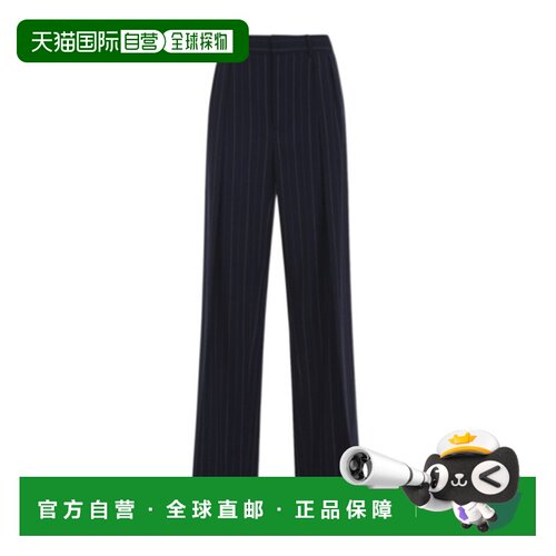 1h可退 香港直邮奢淘 Polo Ralph Lauren Jody条纹褶裥裤 女 290P