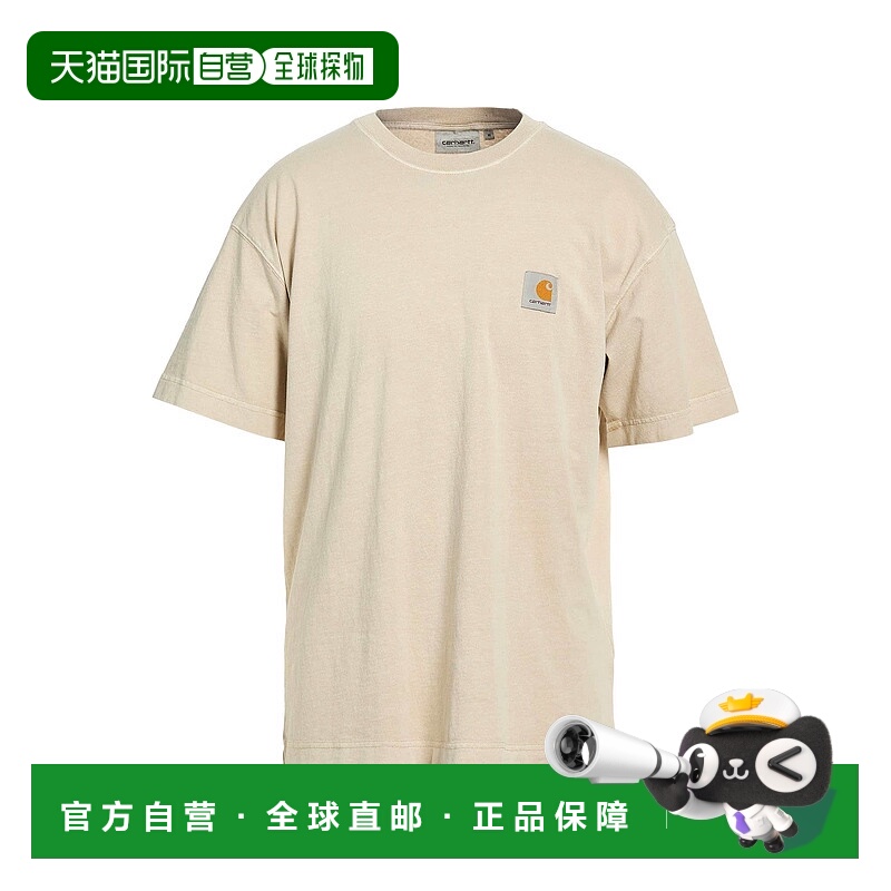 香港直邮Carhartt 卡哈特 男士 基础款T恤 beige米色 舒适时尚