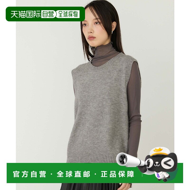 1h可退 日本直邮Edit Sheen 女士圆领针织背心 SH24F0035