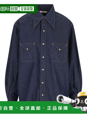 1h可退 香港直邮潮奢 Celine 思琳 女士 经典款牛仔衬衫 RC0AD2N6