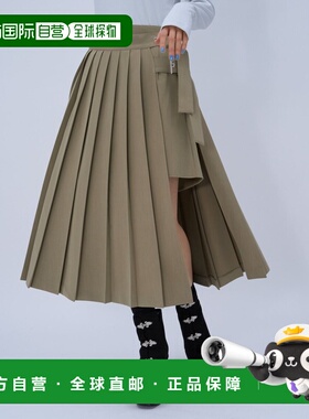 1h可退 日本直邮HARE 女装 高腰褶裥开衩中长裙 多层设计感 64515
