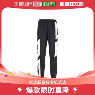 Versace 香港直邮潮奢 男士 标志印花高腰运动裤