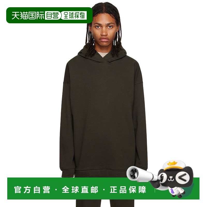 1h可退 【美国直邮】The Row 棕色 Essoni 连帽衫 男装卫衣 23235