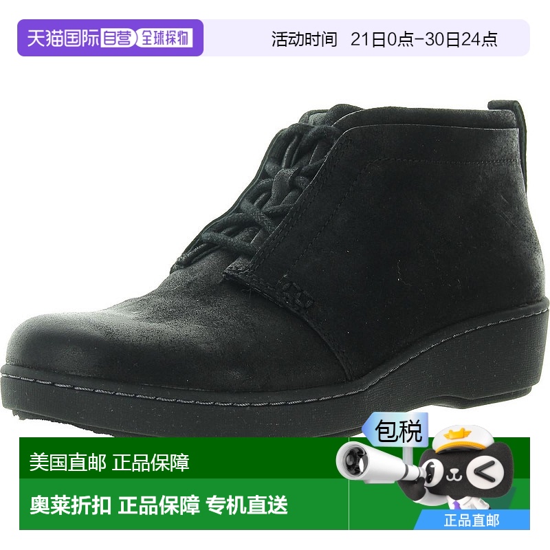 自营dansko女式软垫鞋床皮革踝靴 - 黑色 【美国奥莱】直发