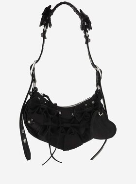 BALENCIAGA 女士斜挎包 6713092AAWD1000 CO 黑色 BORSE A SPALLA