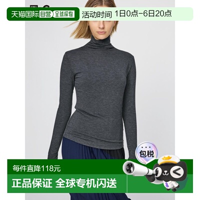 日潮跑腿UNIQLO优衣库 保暖 Heattech 羊绒混纺高领T恤 485825