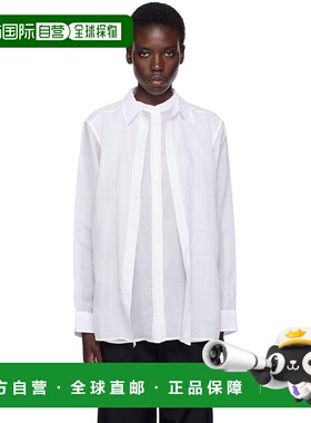 1h可退 香港直邮潮奢 TOTÊME 女士 白色 Double Collar 衬衫 253W