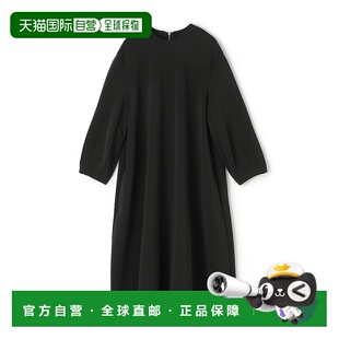 1h可退 日本直邮BALLSEY 女装 弹性针织 A字连衣裙 圆润袖型 日常