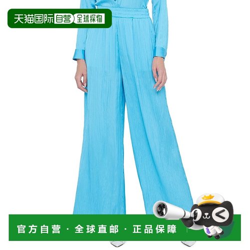 自营 L'AGENCE Lillian阔腿长裤-蓝色 美国奥莱直发休闲裤阔腿裤