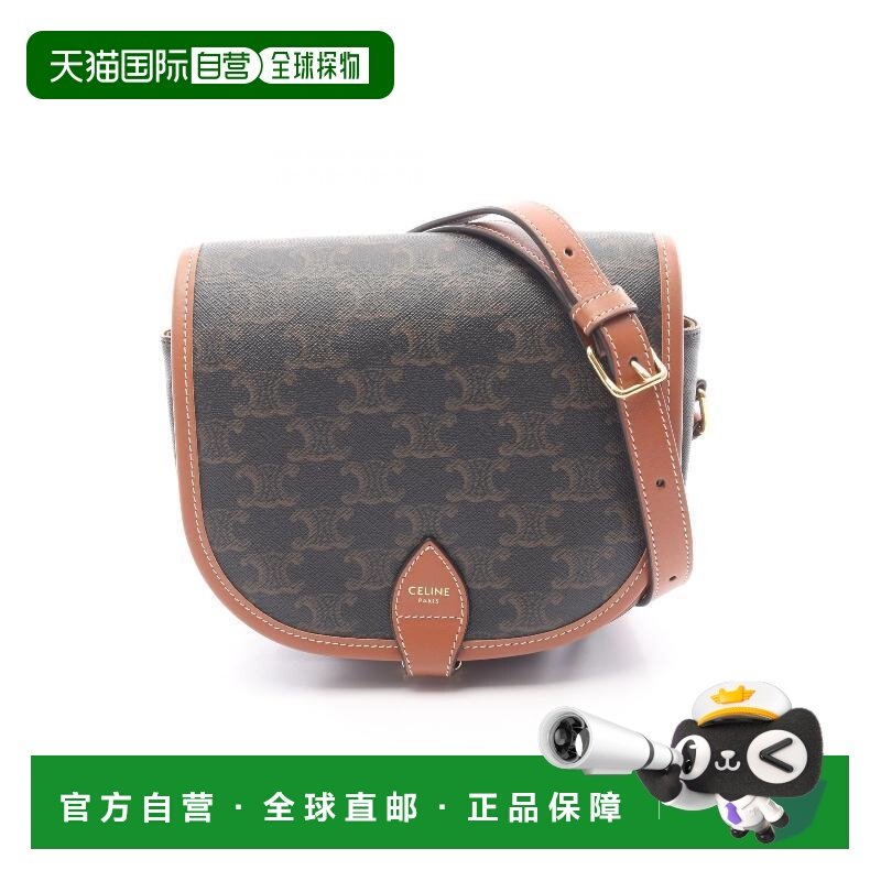 日本直邮中古Celine赛琳女包A级95新Triomphe凯旋门老花斜挎包,箱包皮具/热销女包/男包,通用款女包,淘宝优惠券,粉丝福利购,淘宝优惠卷
