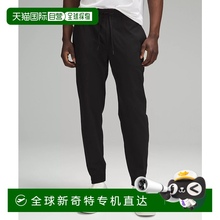 1h可退 日潮跑腿Lululemon露露乐蒙 ABC 慢跑长裤 WovenAir Black