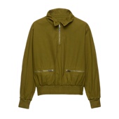 SS2025 29227716C1SOOOF0393 绿色 女士西服 PRADA