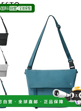 日本直邮MILESTO 液体单肩包男女士8L容量大号防水黑色灰色和绿色