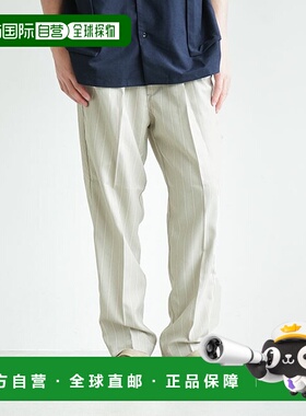 日本直邮 AUD3554 Audience Reflux Tech 仿亚麻 LINON 条纹 2 褶