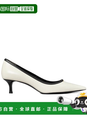 香港直邮Tory Burch 双 扣小猫跟高跟鞋 160123单鞋一脚蹬