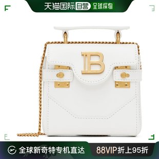 单肩包 女士 香港直邮潮奢 CN0D 巴尔曼 Buzz 白色迷你 Balmain