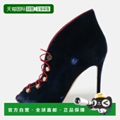 Boo Blue Rossi 自营Gianvito Open Navy Miral Ankle Velvet Toe