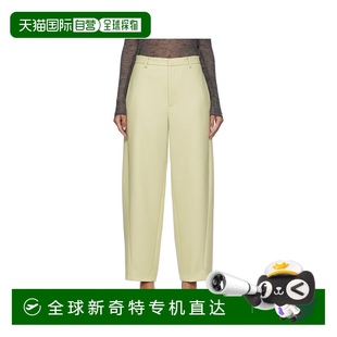 Light 香港直郵AURALEE 黃色 長(zhǎng)褲 女士 A24AP05LM
