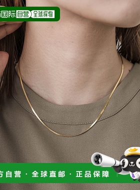 1h可退 日本直邮SMELLY 女士外科不锈钢蛇形链项链 SM442PF003