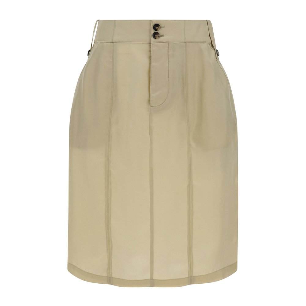 潮奢 Saint Laurent 圣罗兰 女士 Bemberg 半身裙 773304Y3I83