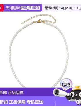 自营adorniaTarnish Resistant Seed Freshwater Pearl Strand Ne