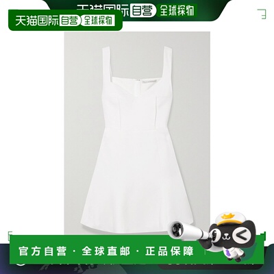 香港直邮EMILIA WICKSTEAD 女士 Easter 羊毛绉纱迷你连衣裙 EAST