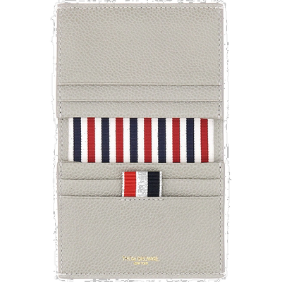 香港直邮THOM BROWNE 男士钱包 MAW218AL0041340 灰色 格纹双折钱