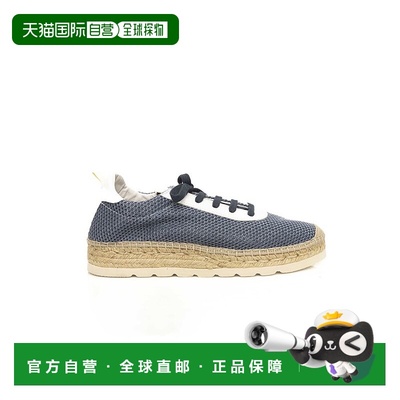 自营 Cerruti 1881小牛皮男式运动鞋-蓝色 美国奥莱直发