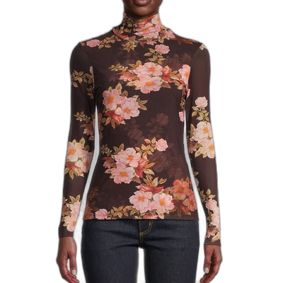 Johnny Was Women Spell Of Winonna 高领长袖网眼 T 恤 多色 【