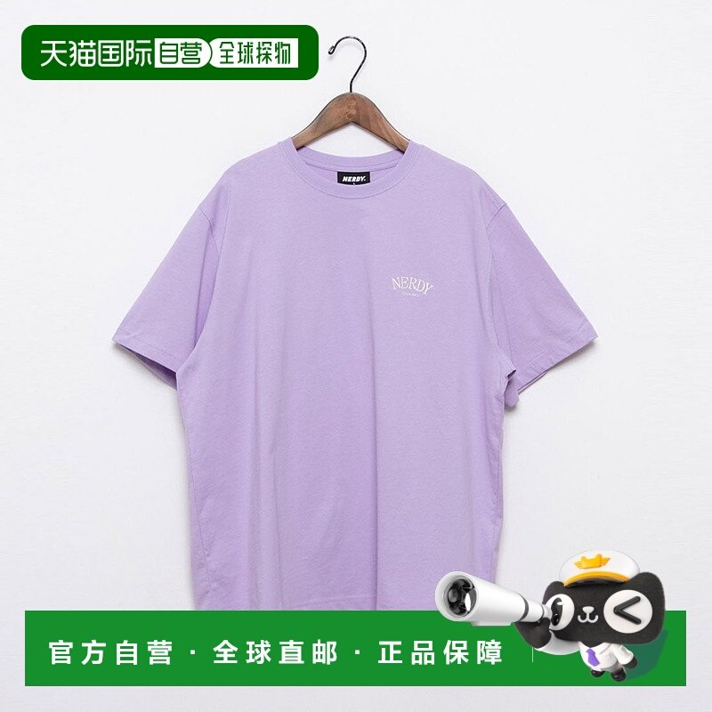 日本直邮NERDY 小拱形标志短袖T恤 [NE8621EU001075] 浅紫色