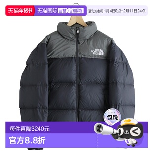 日本直邮北面THE NORTH FACE Nuptse可拆卸帽羽绒外套 男女款FW25