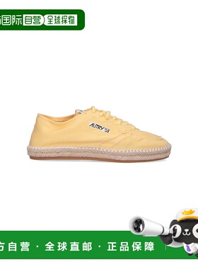 1h可退 香港直邮潮奢 AUTRY 女士 黄色运动鞋 ESLWCV03 yellow黄