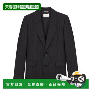 外套 1h可退 条纹羊毛西装 Laurent 857994Y1M11 香港直邮Saint