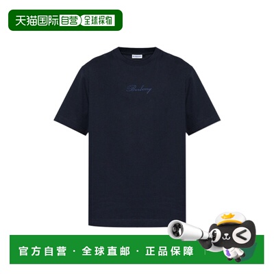 1h可退 香港直邮BURBERRY 男士T恤 8119055A1222NAVY SS2026 深蓝