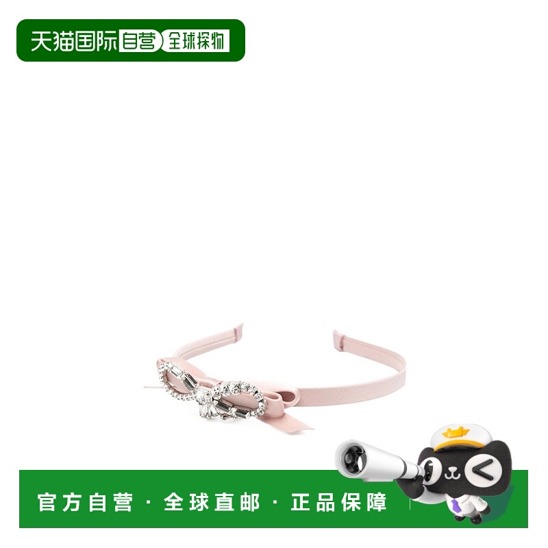 香港直邮Jimmy Choo 蝴蝶结发饰 CRYSTALBOWHEADBAXAH