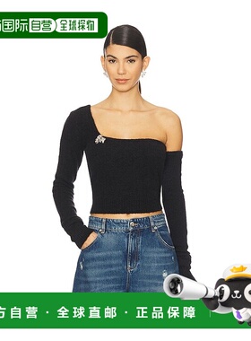 1h可退 香港直邮潮奢 Blumarine 蓝色情人 女士 单肩针织毛衣 A54