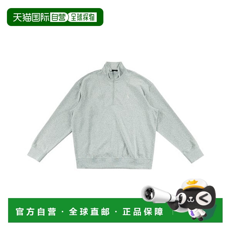 韩国直邮MLB MLB 官方基本款小徽标半拉链上衣 3AMTB0241-44MGS