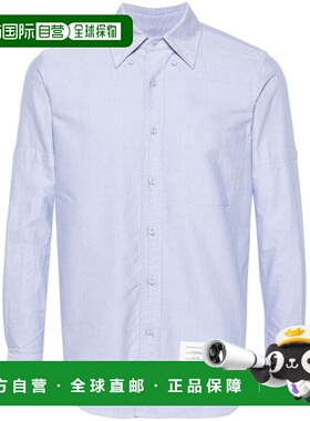 香港直邮THOM BROWNE 男士衬衫 MWL403OF0313480 SS2025 浅蓝色