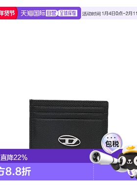 1h可退 香港直邮Diesel 迪赛 男士 黑色 Mod 卡包 X09018P0685