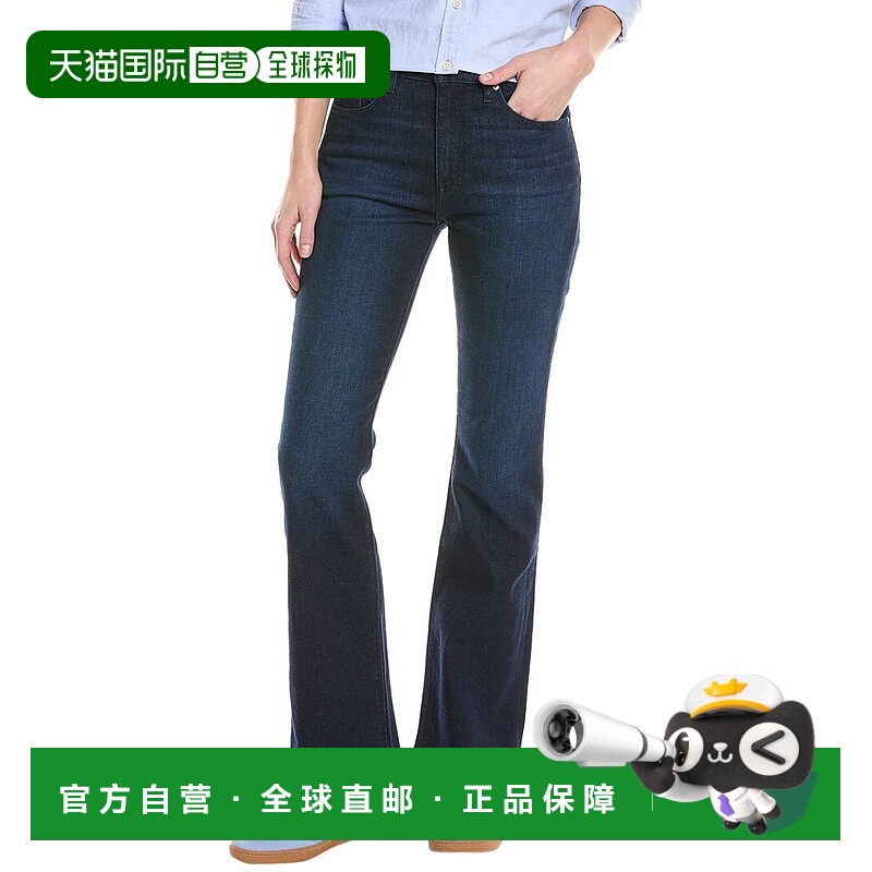自营HUDSON Jeans Petite Barbara High-Rise Rescue Bootcut Jea