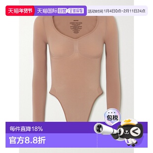 1h可退 香港直邮潮奢 SKIMS 女士 Sculpt Thong - Sienna 无缝长