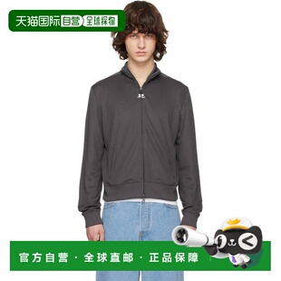 1h可退 香港直邮Courreges 男士 灰色 Signature 运动夹克 126JVE