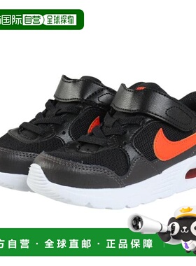 日本直邮Nike 儿童运动鞋 空气 Max SC TDV 黑色红色 [CZ5361]